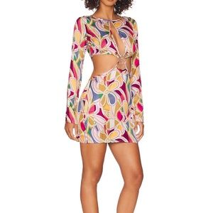 For Love And Lemons Thora Mini Dress Size Large NWT